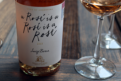 Luigi Bosca a Rosé is a Rosé is a Rosé