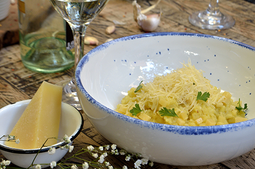 Risotto al zafferano, María Ciento38