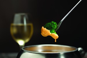 Broccoli-in-cheese-fondue