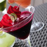 Martini de betabel Restaurante Barroco