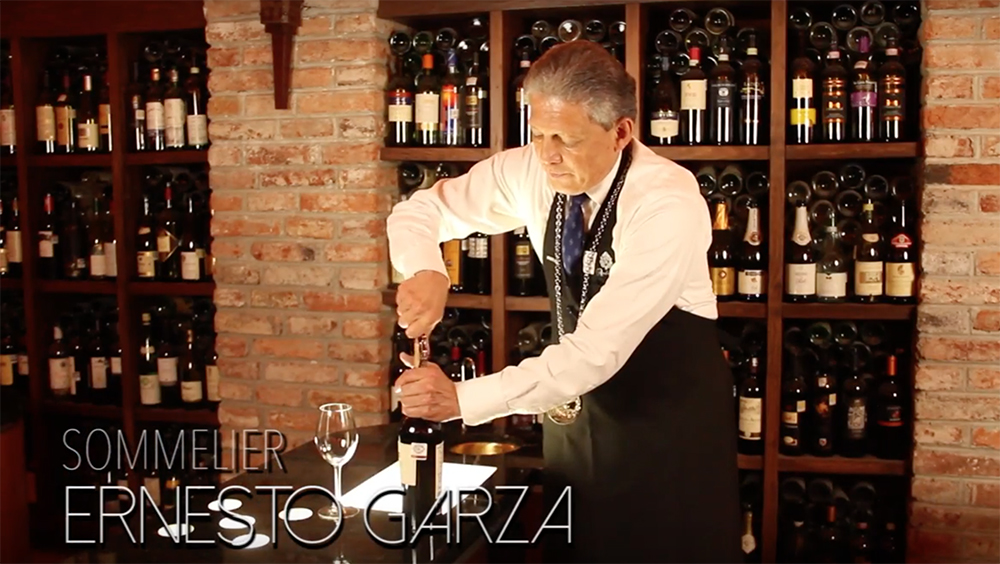 Sommelier Ernesto Garza