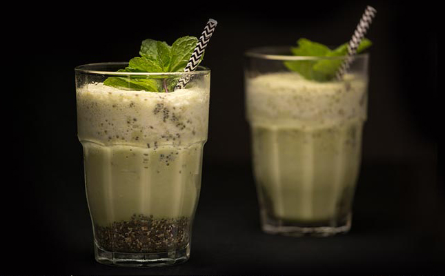 Smoothie de matcha y Baileys