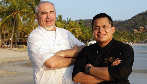 Chef Patrick Cros y Jorge Ildefonso