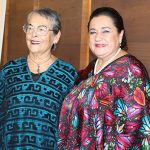Carmen Ramírez "Titita" Degollado y Blanca Estela Vidales de Lemus
