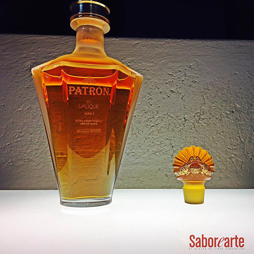 Tequila Patrón y Lalique