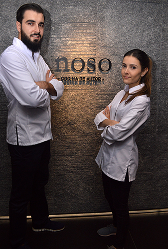 Chefs Miguel Hidalgo y Sandra Fortes