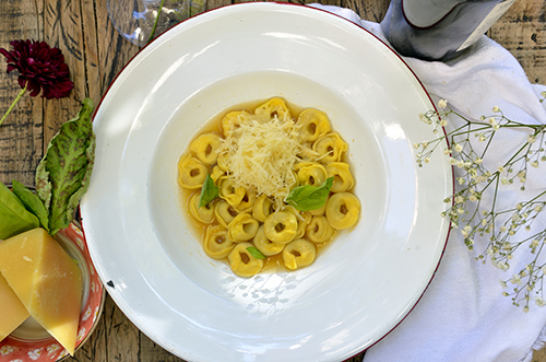 Tortellini en brodo, María Ciento38 Tortellini en brodo, María Ciento38