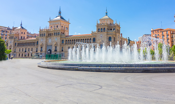 Plaza de Zorrila, Valladolid, Castilla y León, España.