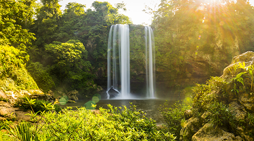 cascada-misol-ha-palenque-chiapas-otoño-Carlos Bracho