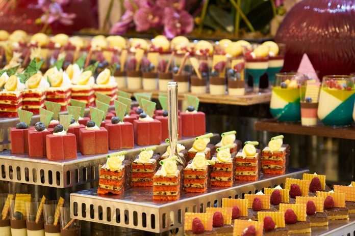 Postres, buffet