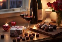 AMOR, CHOCOLATE Y VINO