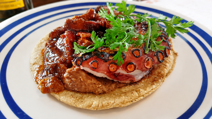 taco de pulpo