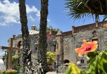 Entre flores y volcanes en Atlixco